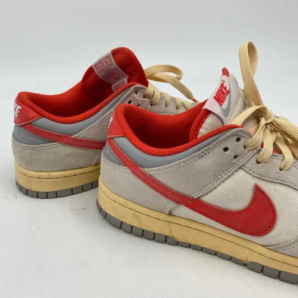 Nike Gray Red Dunk Low Sneakers | Men’s Size 8.5